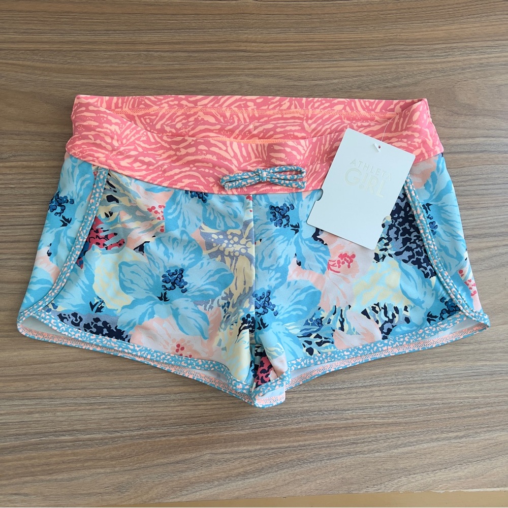 Athleta Floral Active Shorts